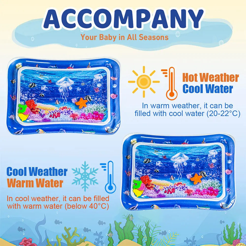 1pc Inflatable PVC Baby Playing Water Mat