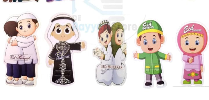 15 Kids Eidi, Tuck card, Eid card, Eidi Envelop (pack 15 with White Envelop)