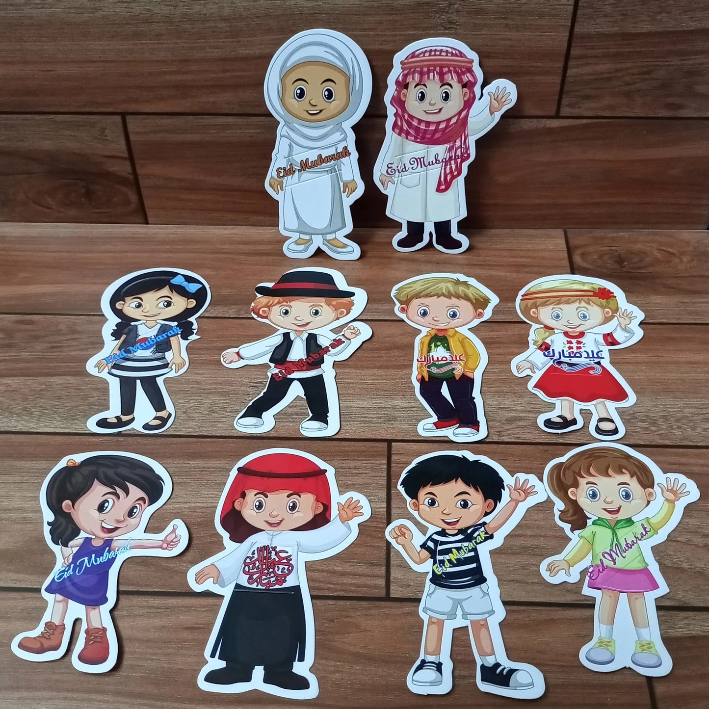 15 Kids Eidi, Tuck card, Eid card, Eidi Envelop (pack 15 with White Envelop)